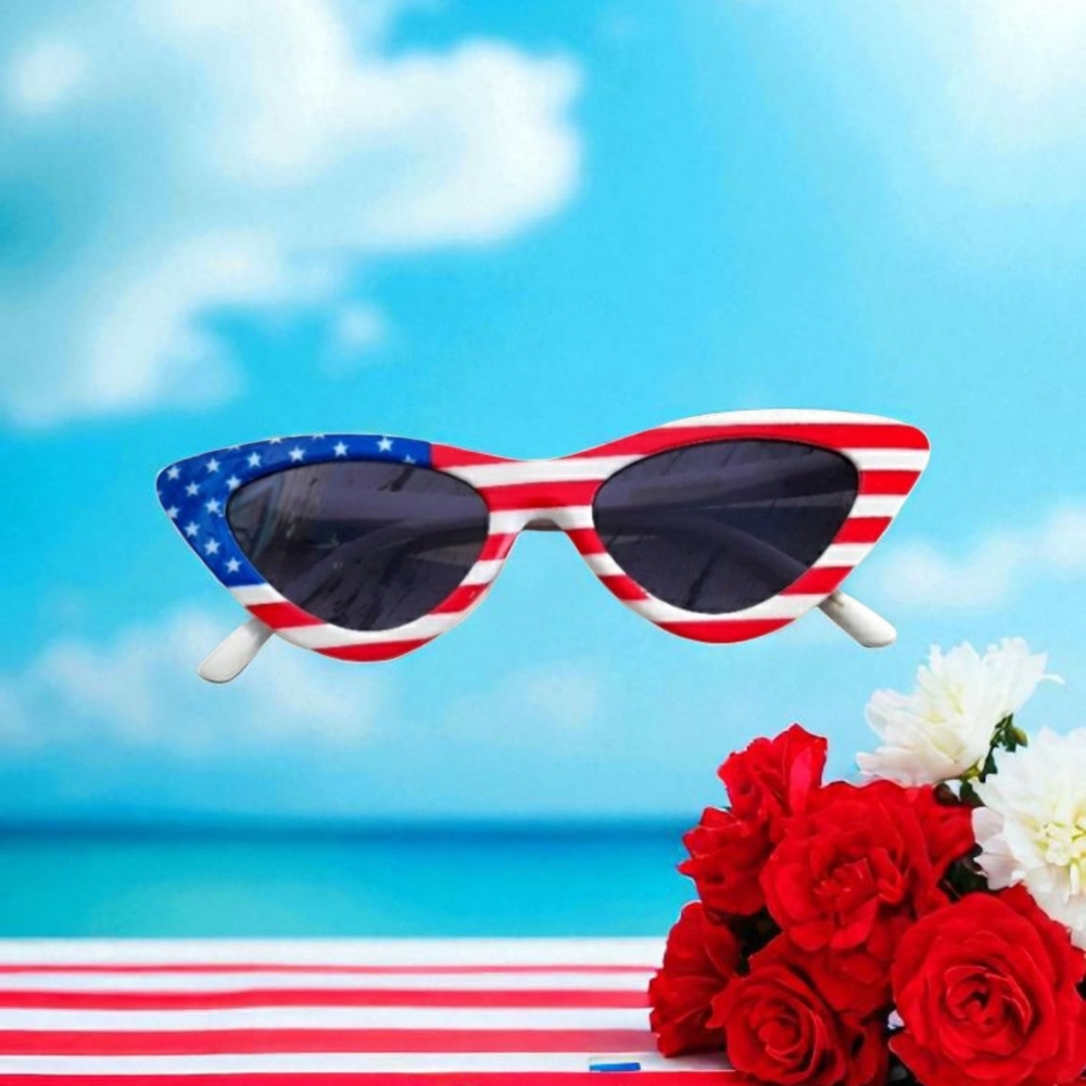 Sassy Star-Spangled Sunnies 🇺🇸✨ New
